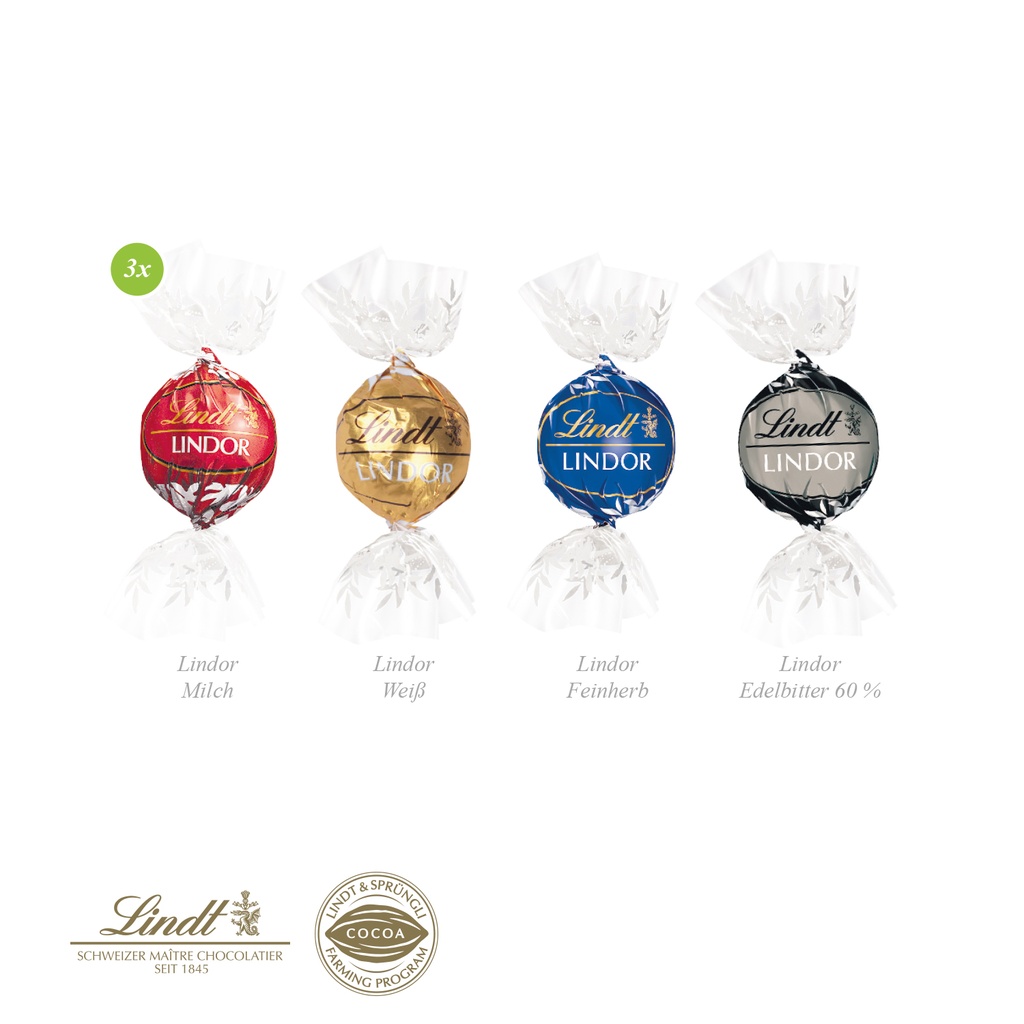 Lindt Lindor Präsent, 3er