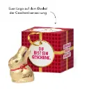 "Du bist ein Geschenk" - Lindt Goldhase