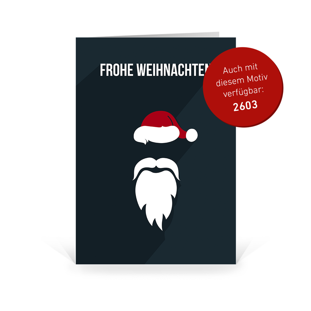 Weihnachtsgesichter - Santa Brille