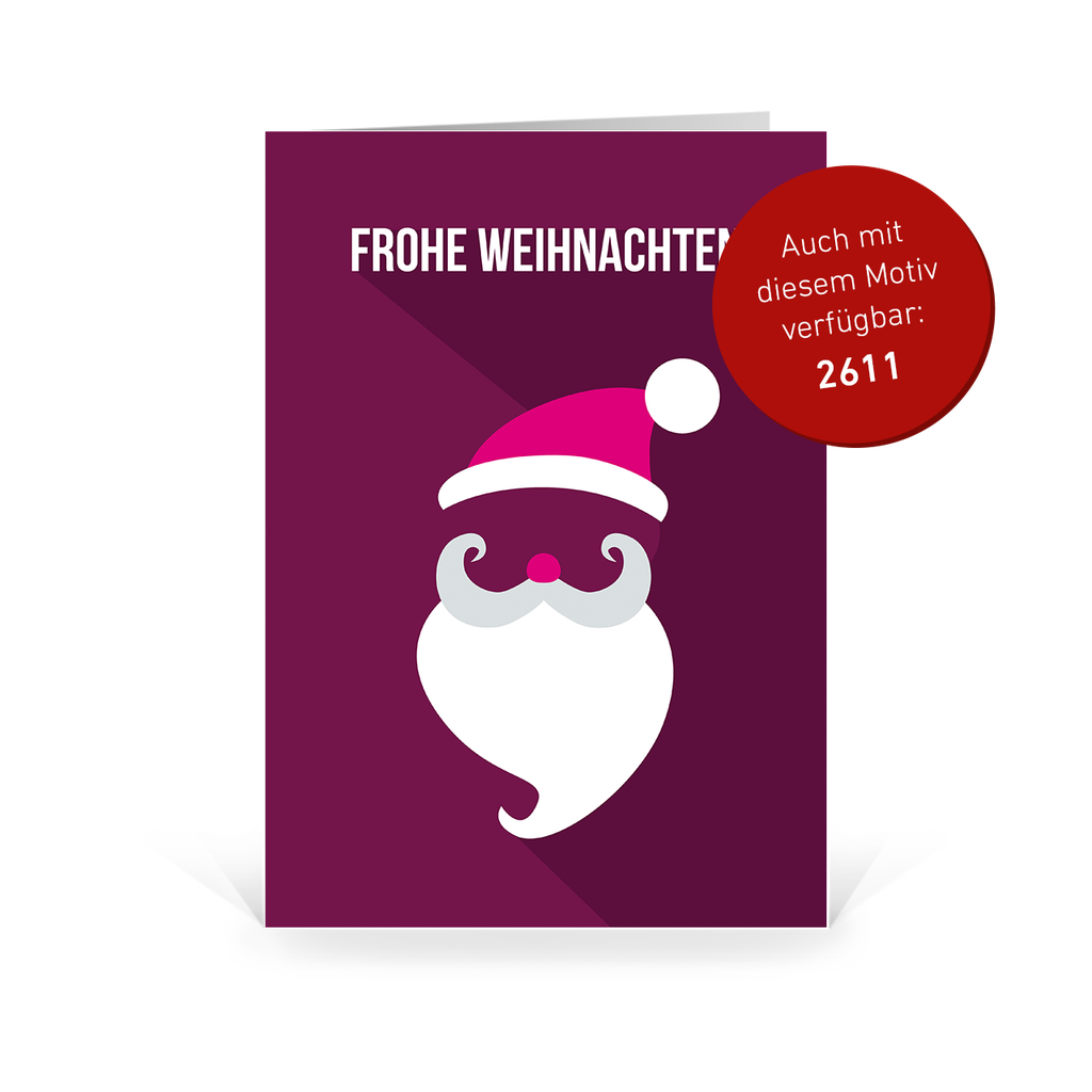 Weihnachtsgesichter - Santa Brille