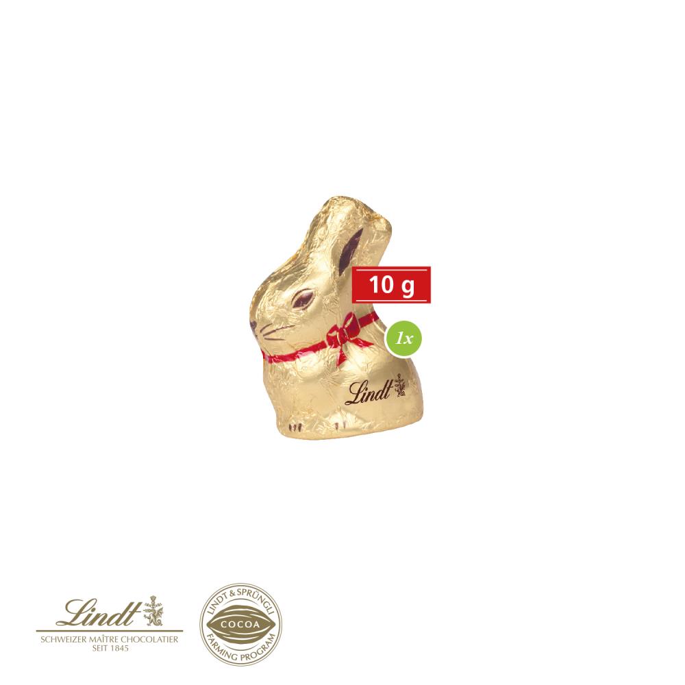 Werbeaufsteller mit Lindt-Goldhase