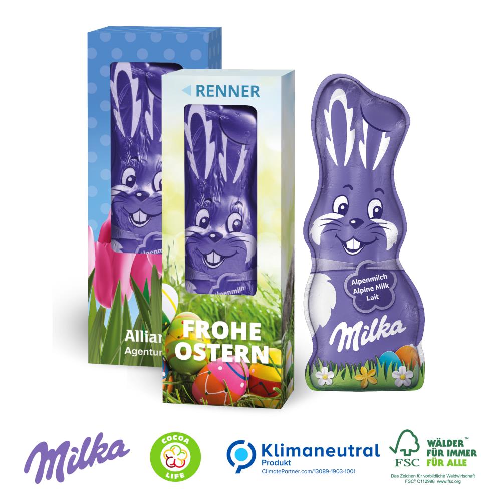 Milka Schmunzelhase, 45 g