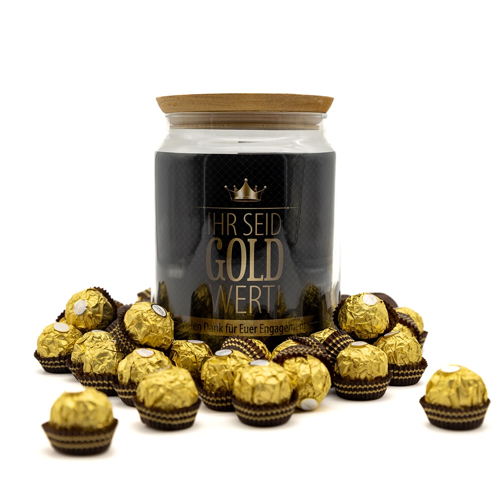 Teamgeschenk XL „Gold wert" - Rocher