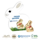 Promotion-Card Hase mit Goldhase von Lindt