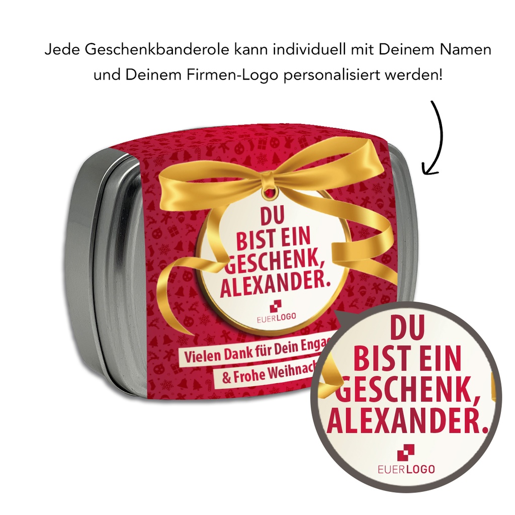 Geschenkdose "Du bist ein Geschenk" - Lindt