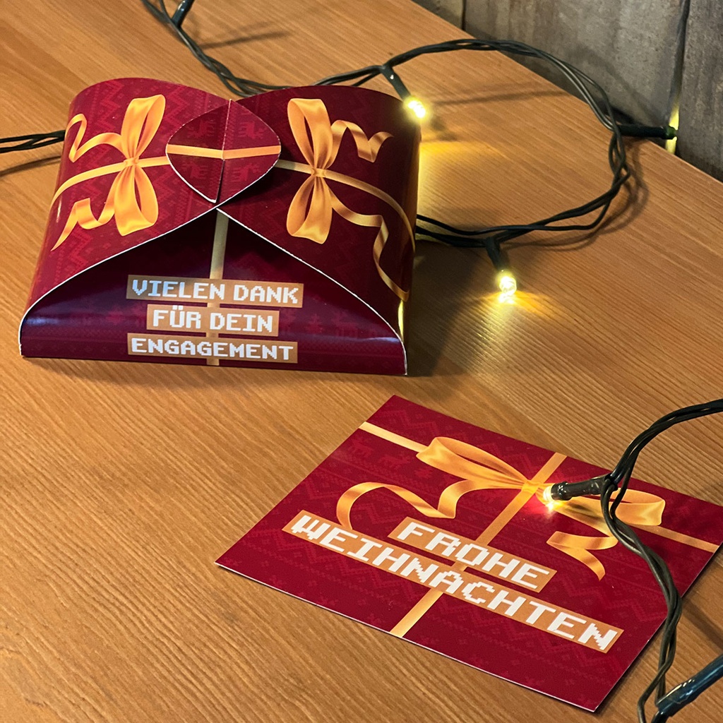 Geschenkpaket "Frohe Weihnachten" - Knoppers Mini