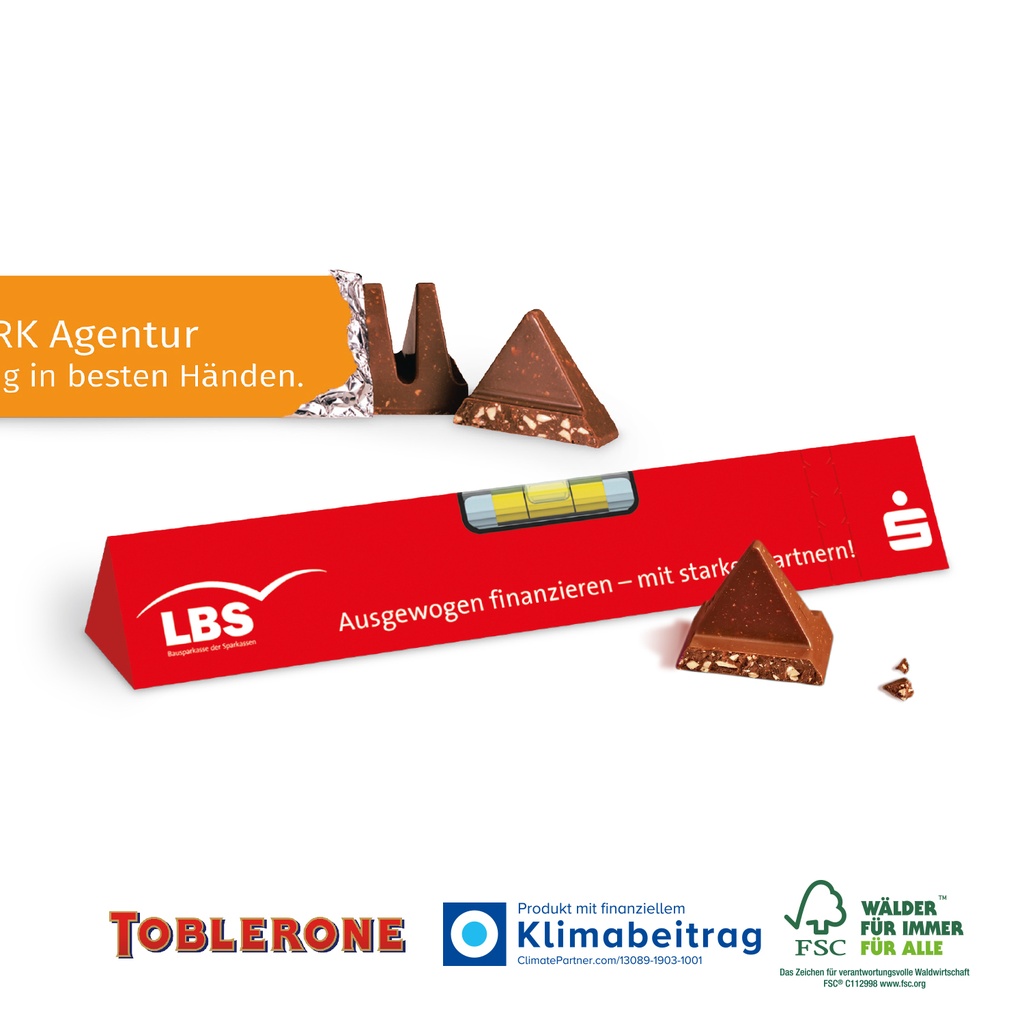 TOBLERONE Riegel im Werbeschuber, 100 g