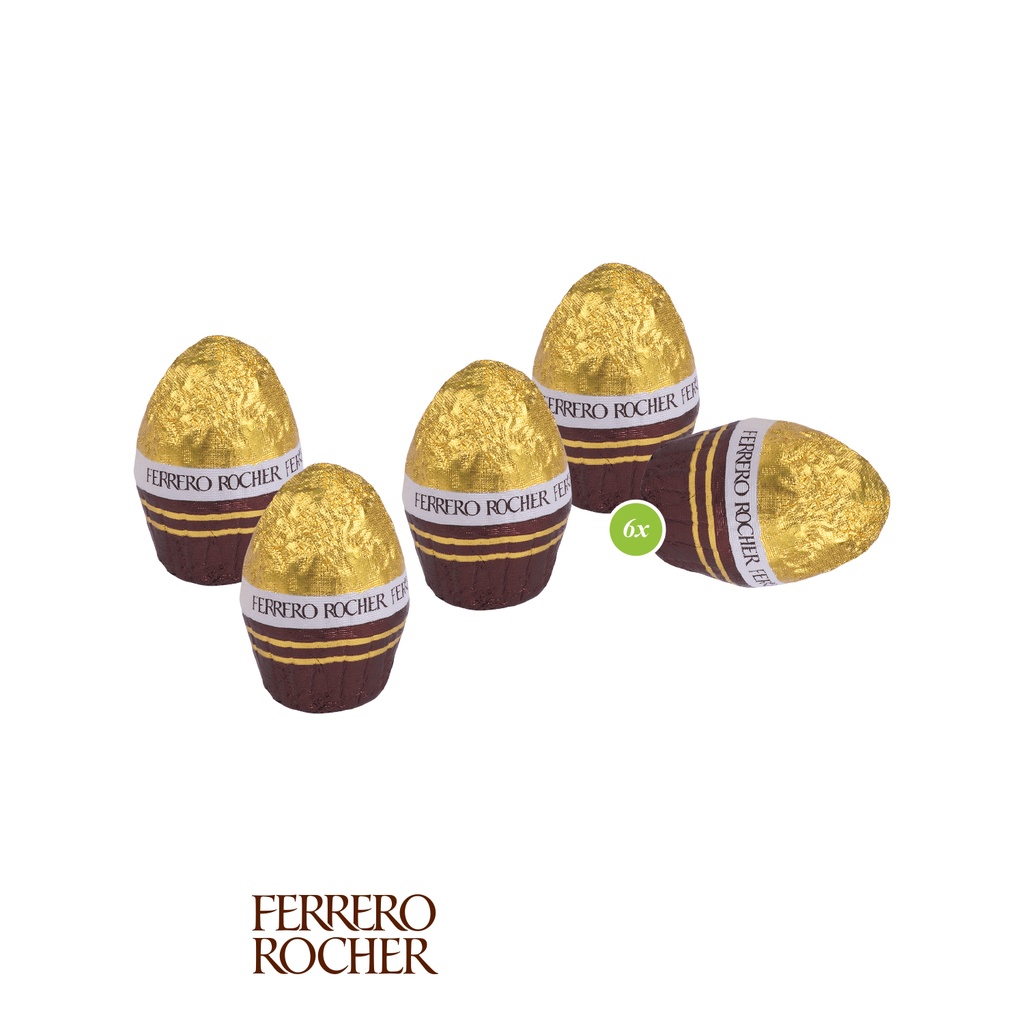 Schoko-Eier 6er-Set mit Ferrero Rocher Ostereier