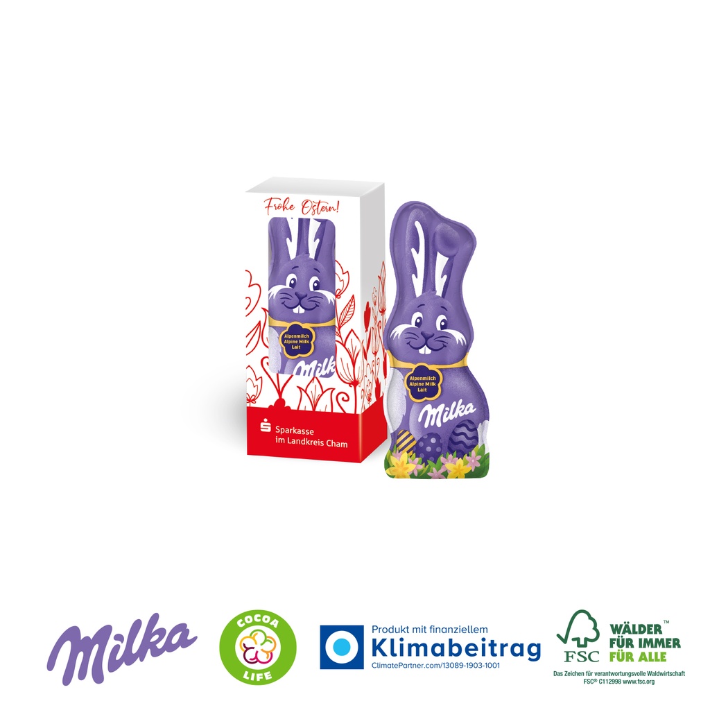 Milka Schmunzelhase, 15 g