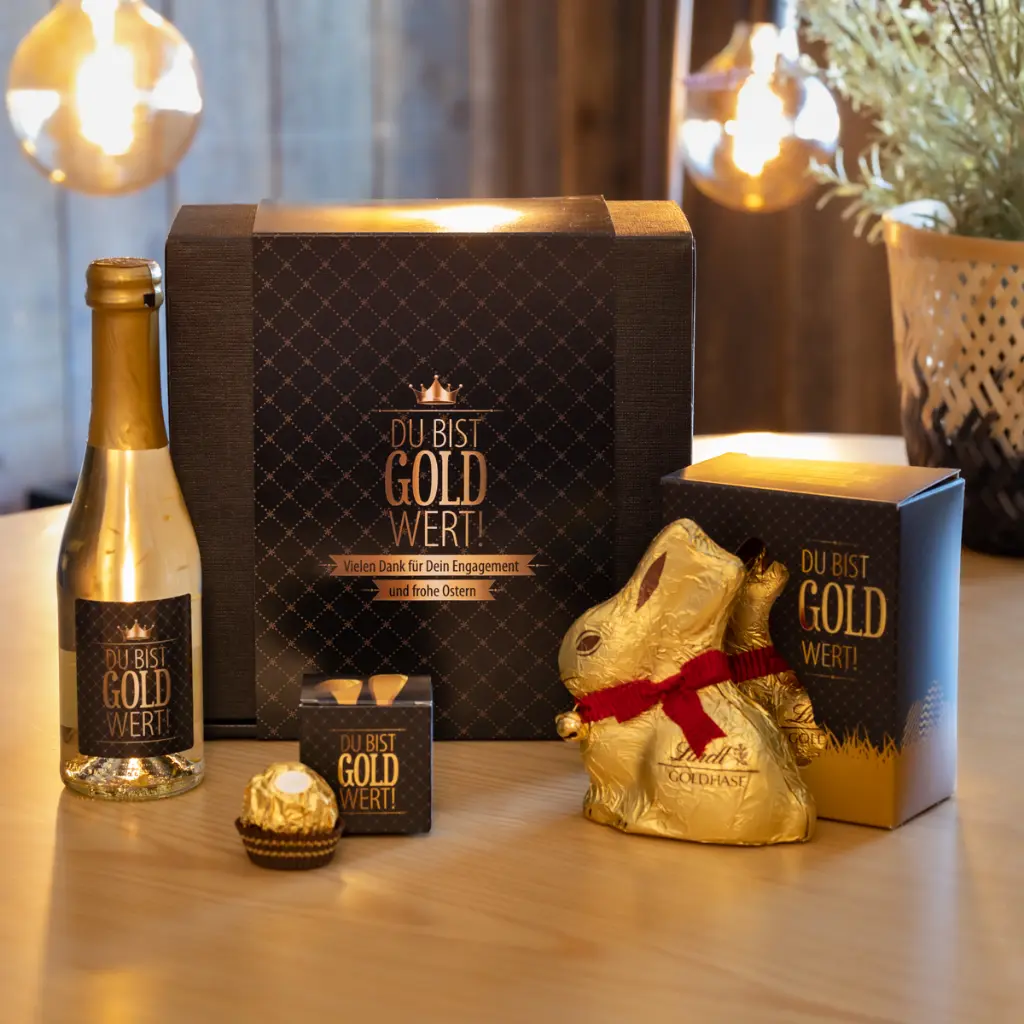 Du bist Gold wert - Geschenkset - Ostern