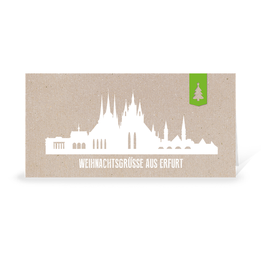 [WP10747] Skyline modern - Erfurt (Wir gestalten gratis für Dich)