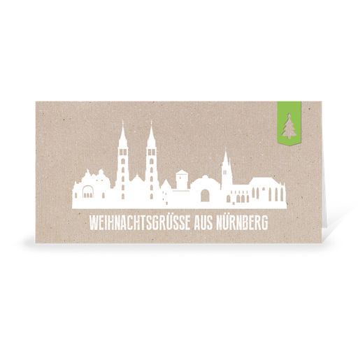 [WP10766] Skyline modern - Nürnberg (Wir gestalten gratis für Dich)