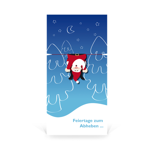 [WP608] Flying Santa (Wir gestalten gratis für Dich)