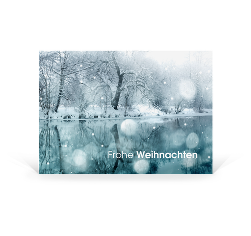 [P1528] Postkarte Winterlandschaft (Wir gestalten gratis für Dich)