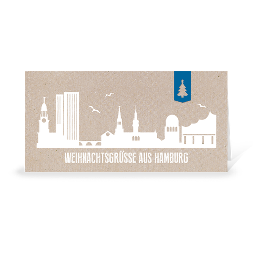 [WP10754] Skyline modern - Hamburg (Wir gestalten gratis für Dich)