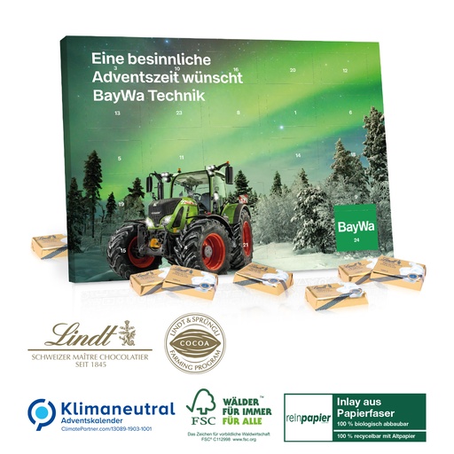 Tisch-Adventskalender Lindt Select Edition Organic