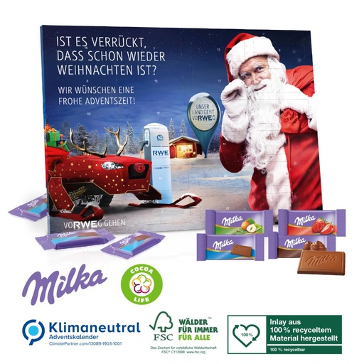 [95200-W] Tisch-Adventskalender Milka gemischt