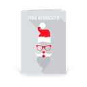 Weihnachtsgesichter - Santa Brille