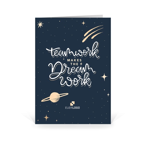 [WP12990] Teamwork makes the dream work - "Himmel" (Wir gestalten gratis für Dich)