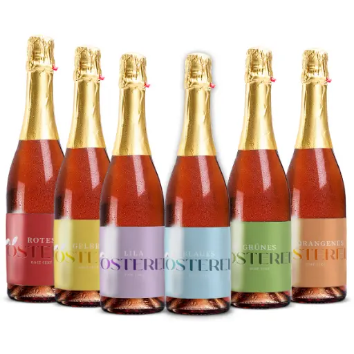 Oster-Sekt Rosé - 6er-Set