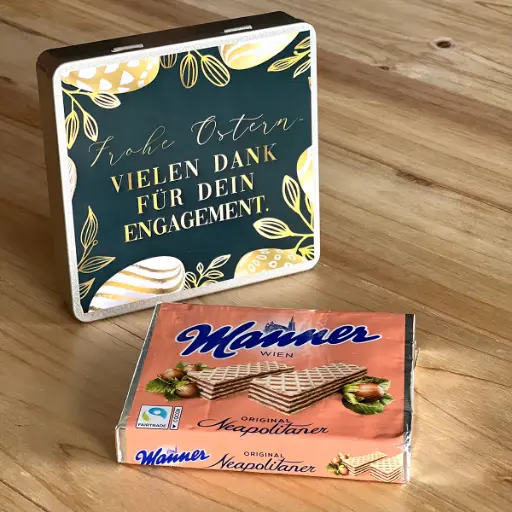 Geschenkdose "Ostern" - Manner