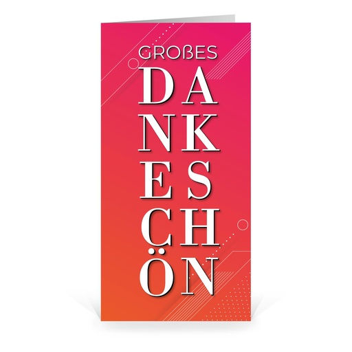 [WP5245] Großes Dankeschön (Wir gestalten gratis für Dich)