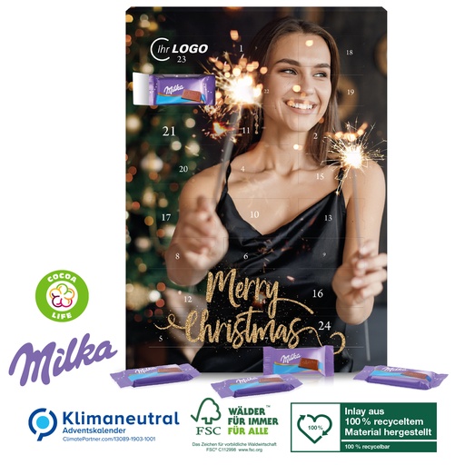 Wand-Adventskalender Milka