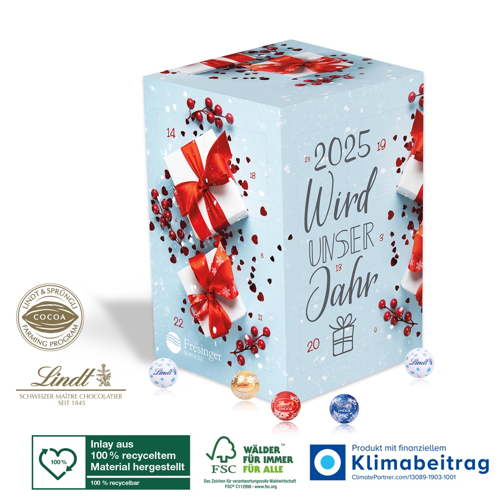 Cube XL Adventskalender Lindt