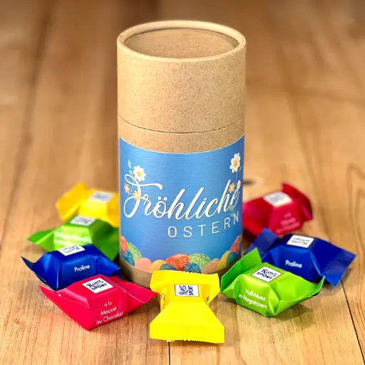 [WP13382] Präsenthülse "Fröhliche Ostern" - Ritter Sport