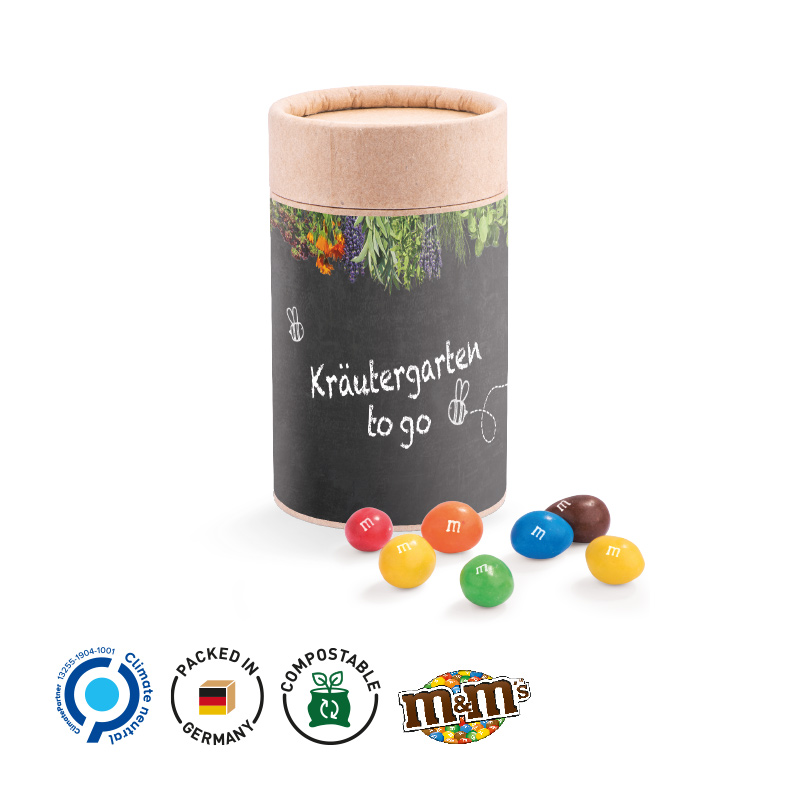 Papierdose Eco Midi mit M&M´s Peanuts