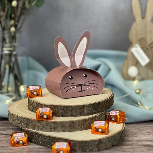 Osterhase "Frohe Ostern" - Ferrero Küsschen