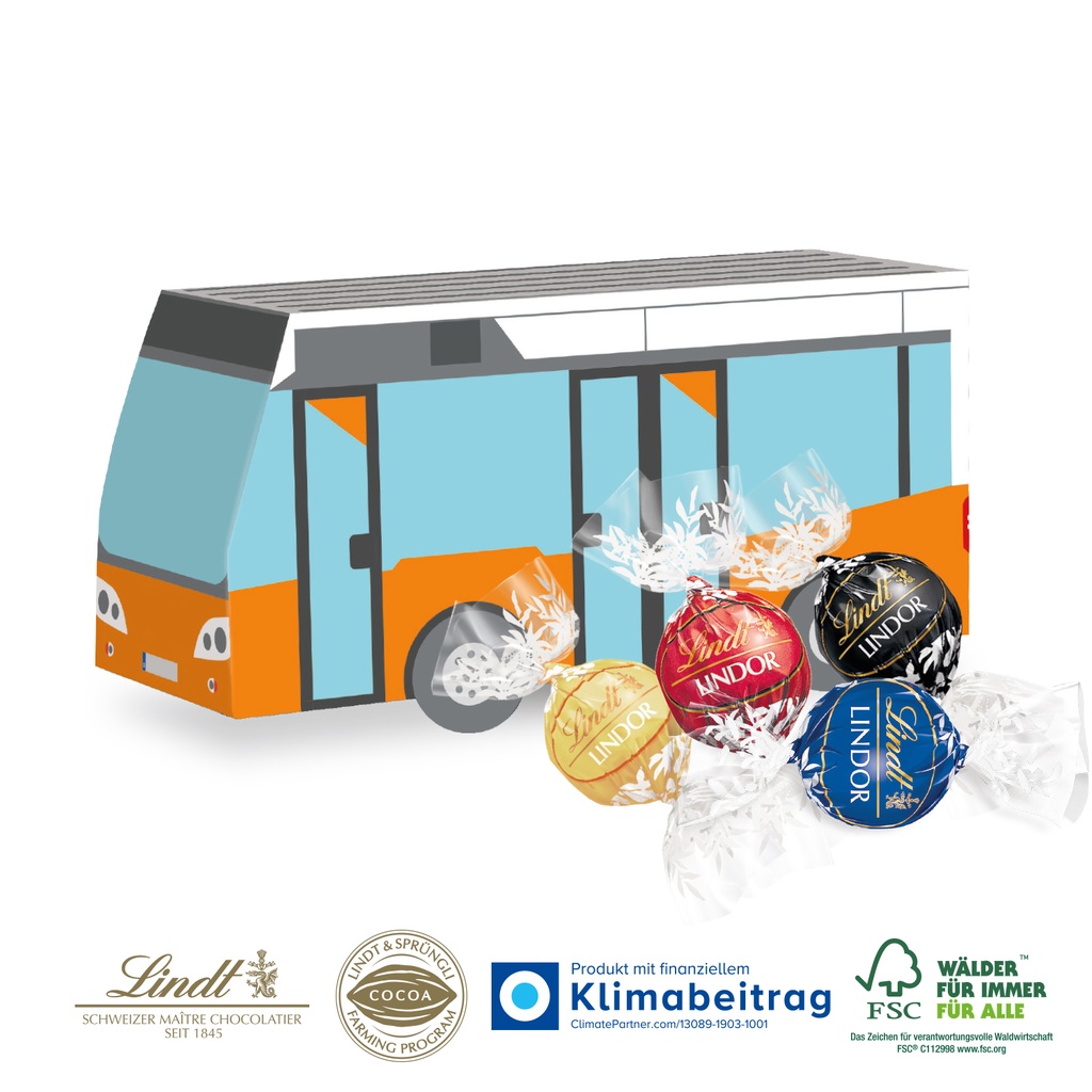 3D Präsent Bus - Lindt