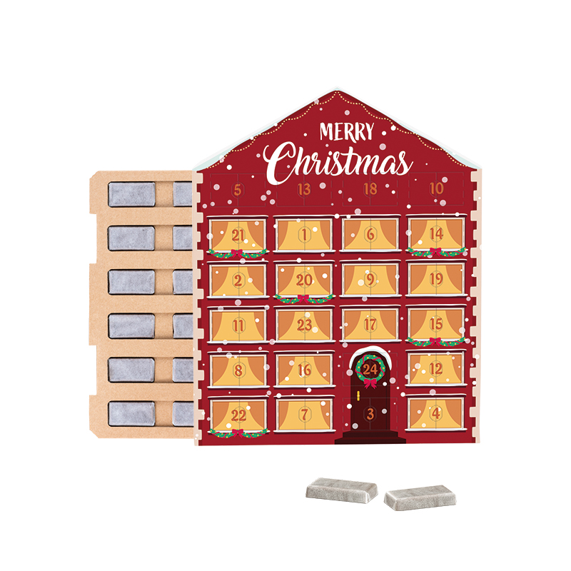 Täfelchen Adventskalender Haus ECO - Napolitain