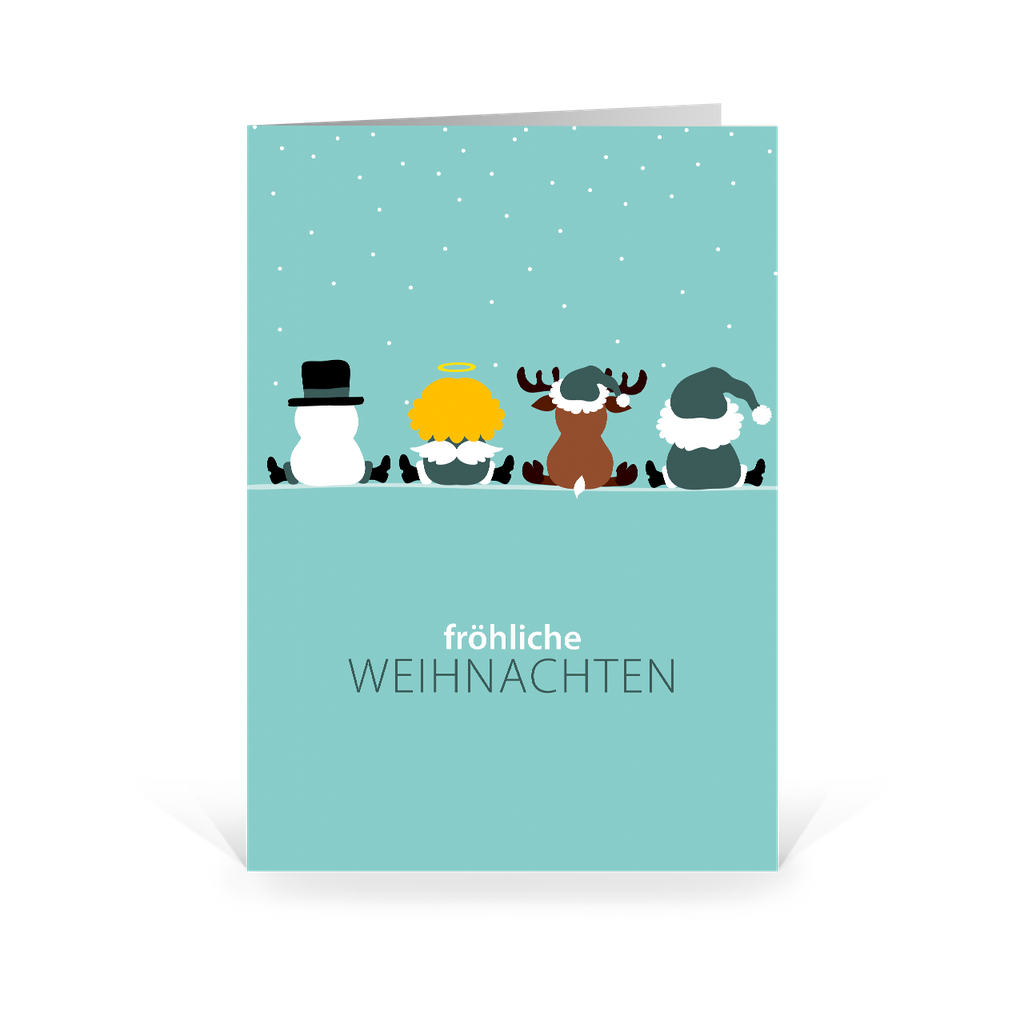 Weihnachtsteam Schneeflocken