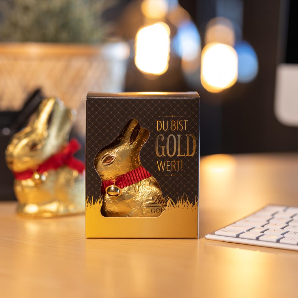 Du bist Gold wert – Lindt Goldhase