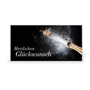 Glückwunsch Korkenknallen