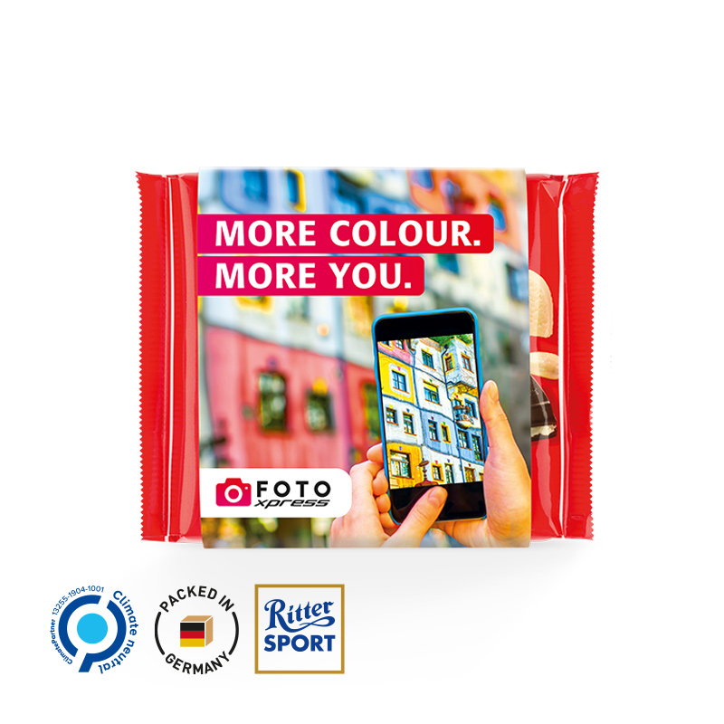 Ritter Sport 100g mit Banderole