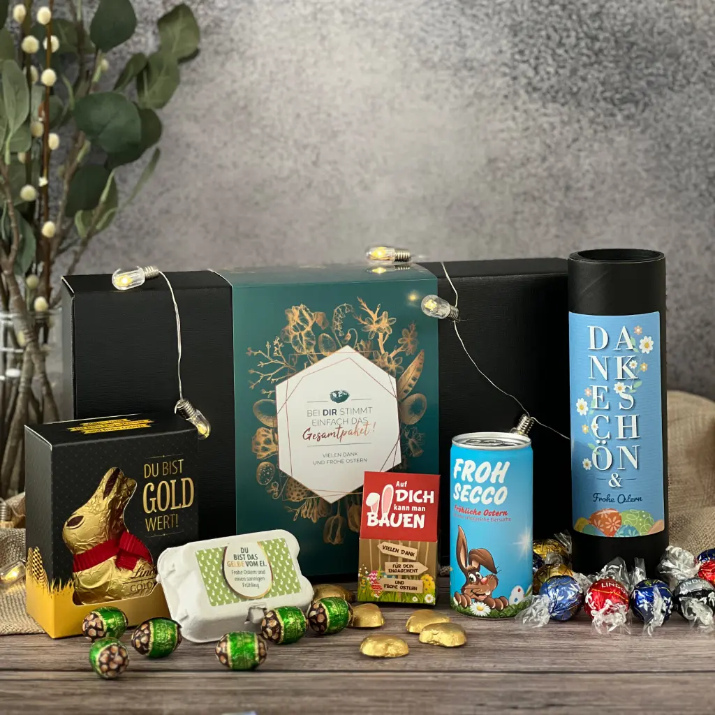 Bei Dir stimmt das Gesamtpaket – Geschenkset - Ostern