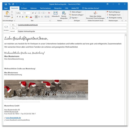 [WP11626] E-Mail-Signatur "Eine Richtung"