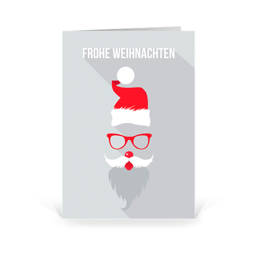 Weihnachtsgesichter - Santa Brille