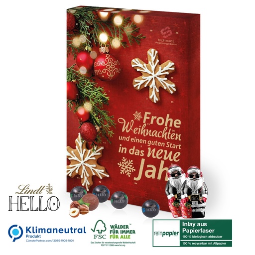 [55345-W] Wand-Adventskalender Lindt „HELLO“ Mini´s